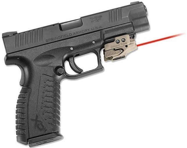 Crimson Trace Rail Master Universal Laser Coyote Tan Cerakote Rail Mount