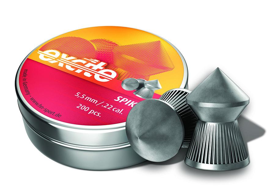 H&N Excite Spike Airgun Pellets .22 Caliber 15.74gr 200-Pack