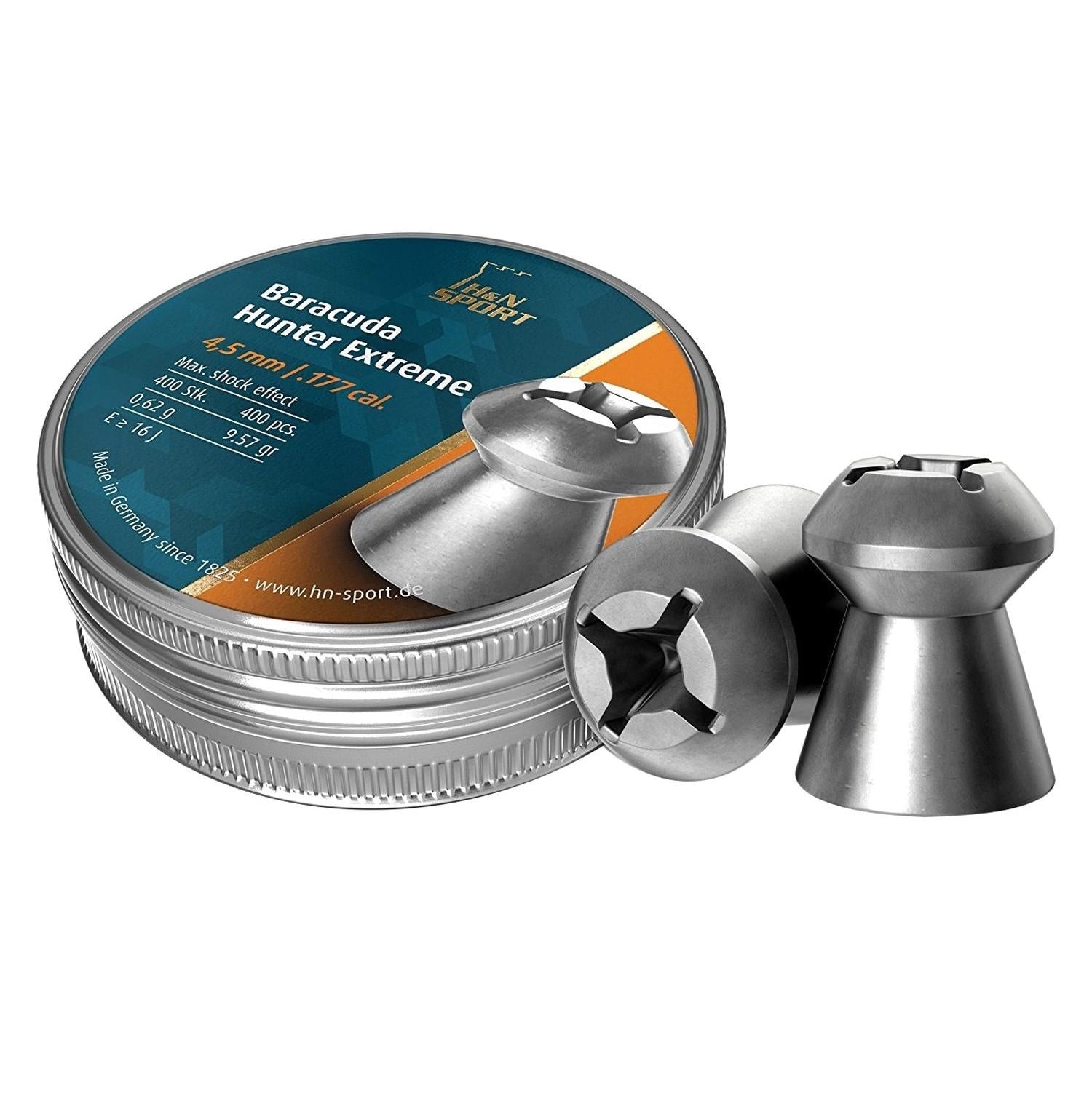 H&N Baracuda Hunter Extreme Pellets .177 Cal 400 Count