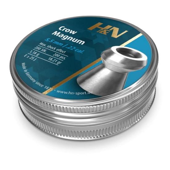 H&N Crow Magnum Hunting Pellets .22 Cal 18.21gr 200ct