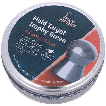 H&N Field Target Trophy Green .177 Cal Lead-Free Pellets 300 Count