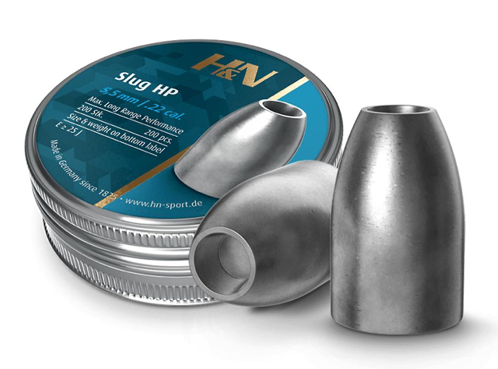 H&N Slug HP Airgun Slugs .22 Caliber 5.51mm Head 21gr 200-Pack