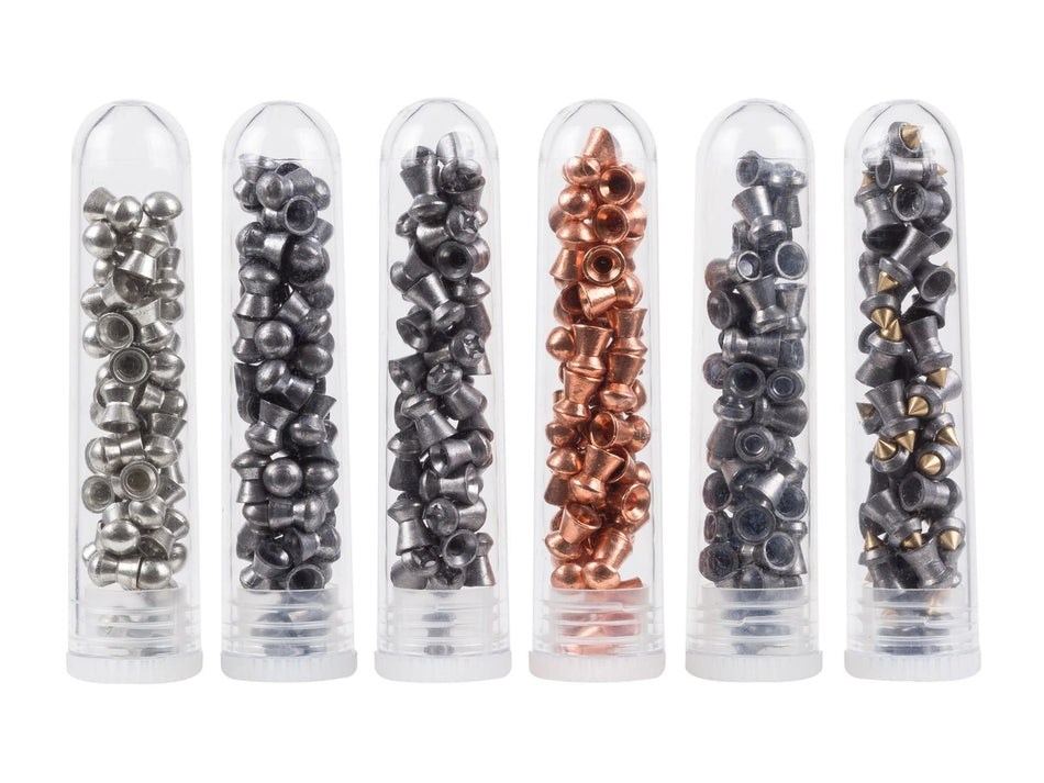 H&N Hunting-Sampler Type II .177 Caliber Pellet Assortment - 6 Types