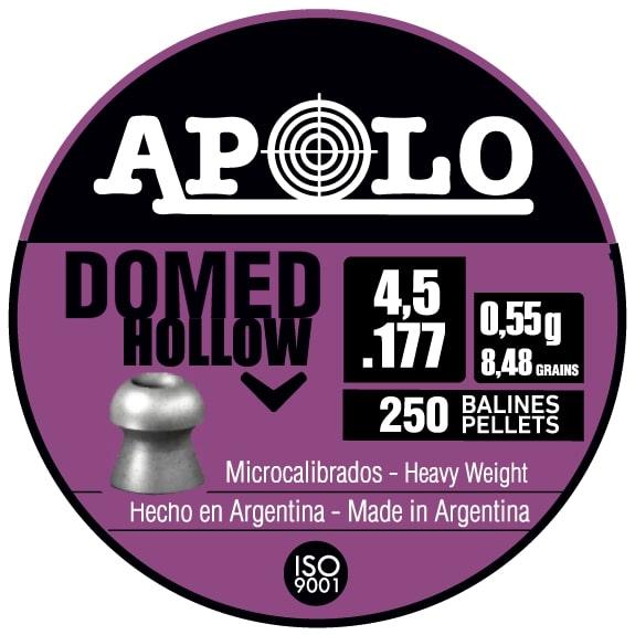 Hatsan Apolo .177 Cal Domed Hollow Point Air Rifle Pellets 8.48 gr 250 Pack
