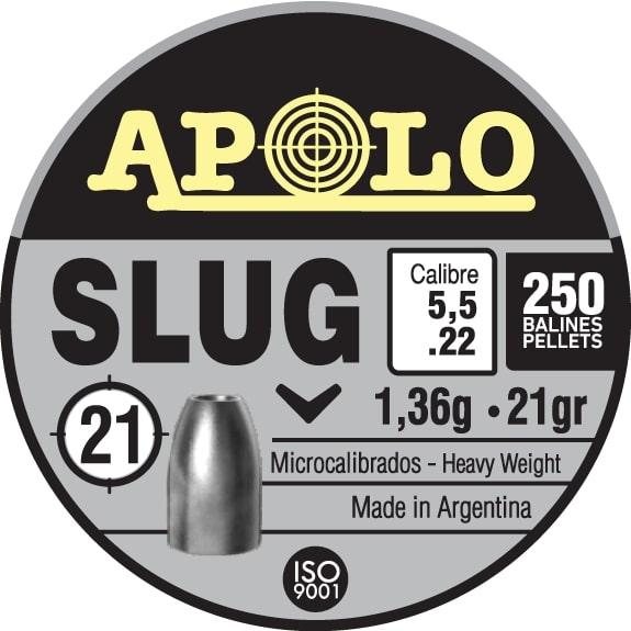 Hatsan Apolo 22 Cal Slug Pellets for Air Rifles 250-Pack