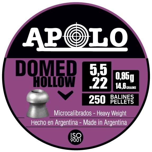 Hatsan Apolo .22 Cal Domed Hollow Air Rifle Pellets 14.6 Grain 250 Count