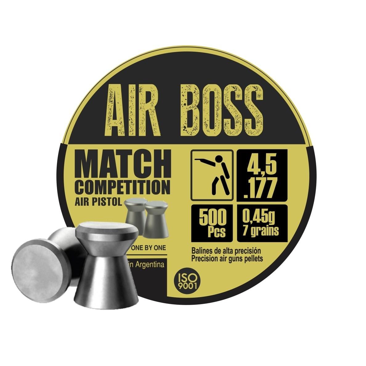 Hatsan Apolo Air Boss .177/4.49mm Competition Air Pistol Pellets 7 Grain 500ct