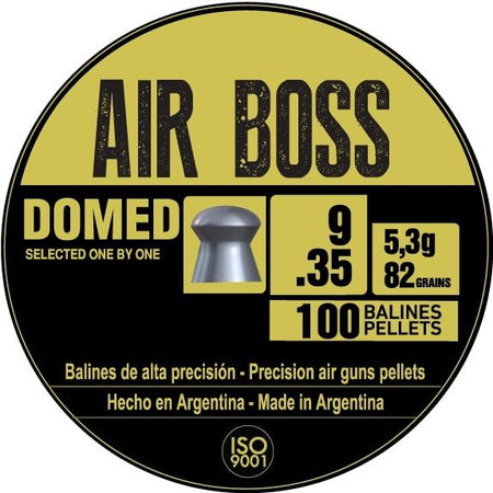 Hatsan Apolo Air Boss 35 Cal 82gr Domed Pellets for High Power Air Rifles - 100pk