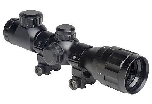 Optima 4X32 CE-AO Compact Adjustable Objective Rifle Scope