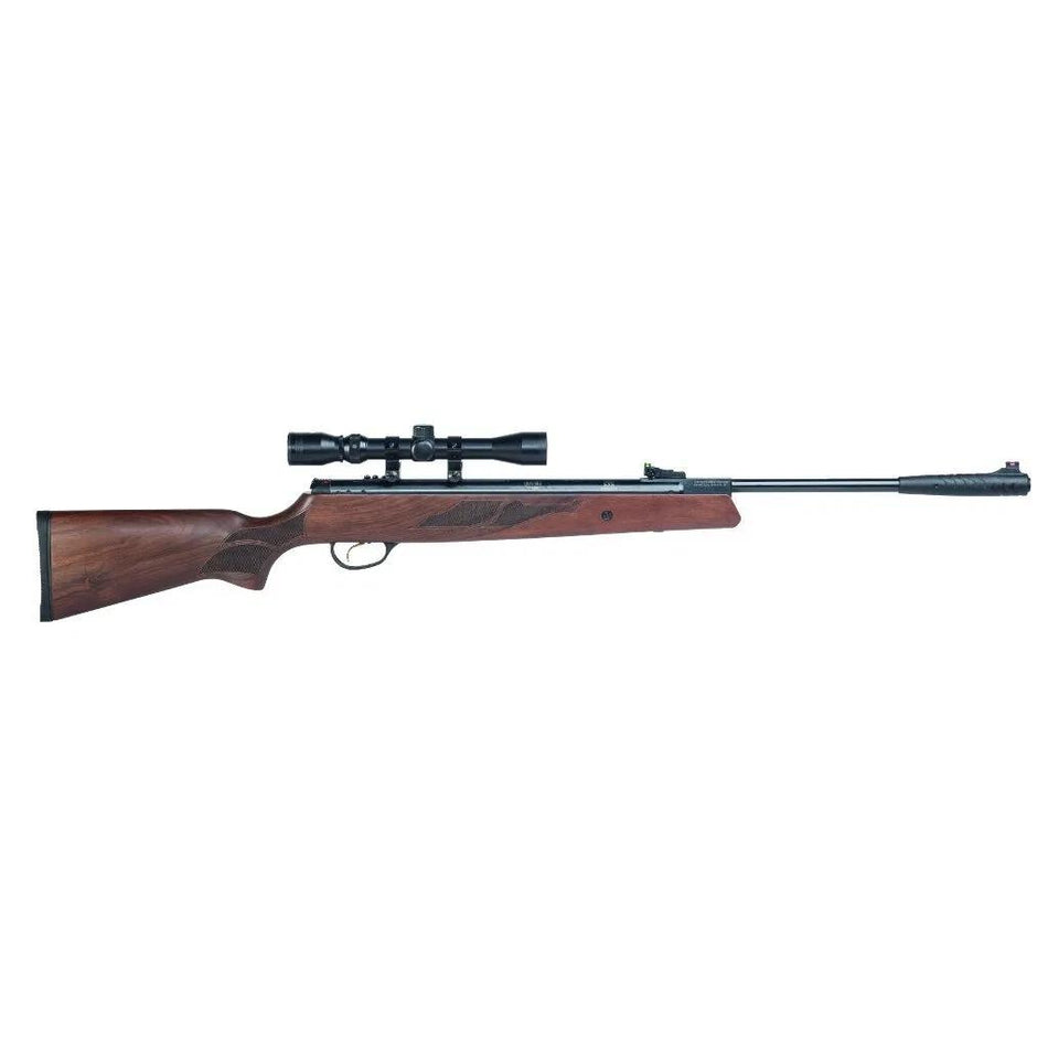 Hatsan Mod 95 .177 Cal Spring Air Rifle Walnut Stock Optima 3-9x32 Scope 1300fps