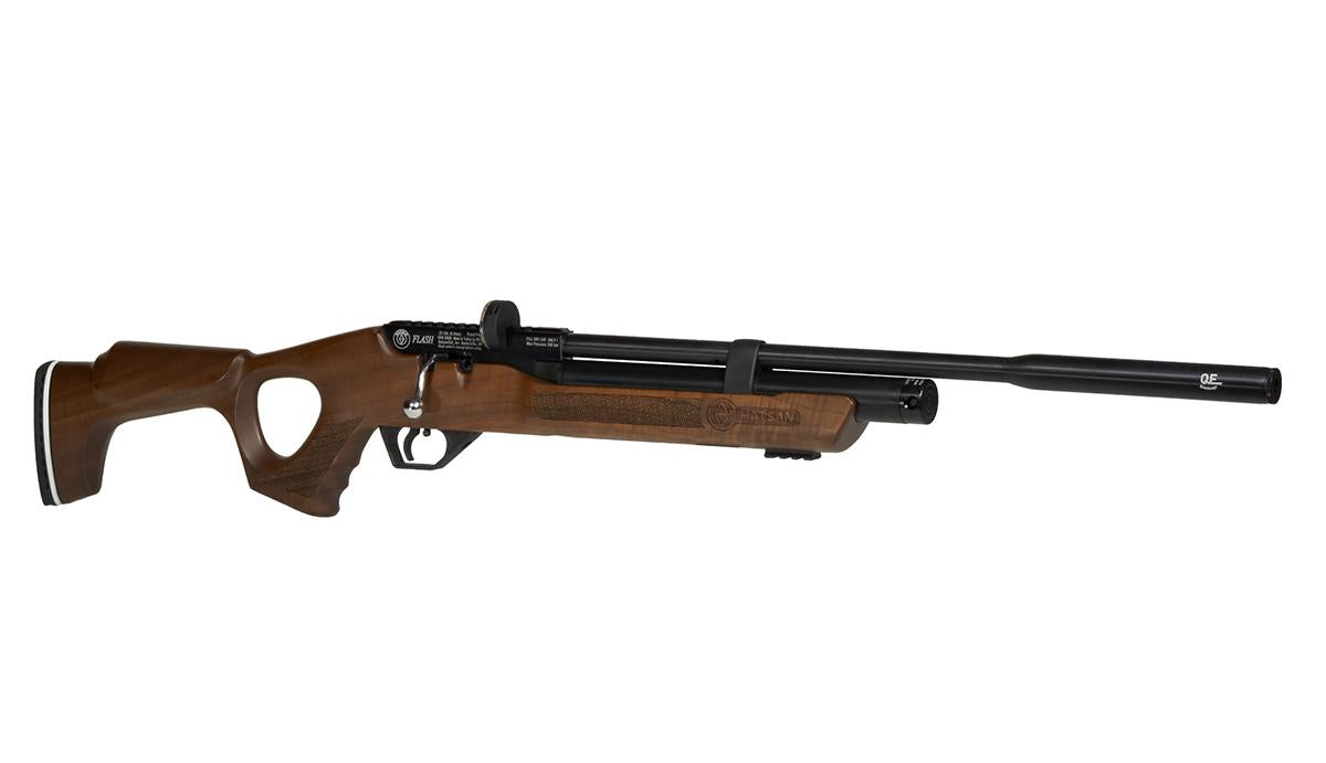 Hatsan Flash Wood QE .22 Caliber 1120 FPS Air Rifle with Turkish Walnut Stock