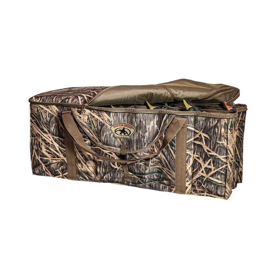 Rig 'Em Right 12 Slot Duck Floater Decoy Bag Mossy Oak Original Shadowgrass
