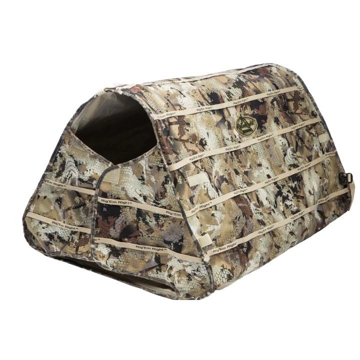 Rig'Em Right Field Bully Dog Blind Optifade Marsh Quick-Set Design