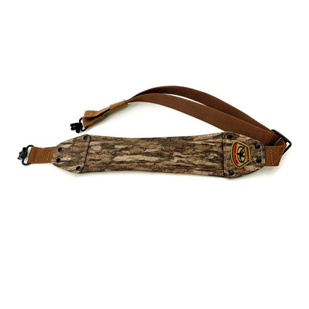 Rig'Em Right High Brass Gun Sling Mossy Oak Bottomland Pattern with Brass Hardware