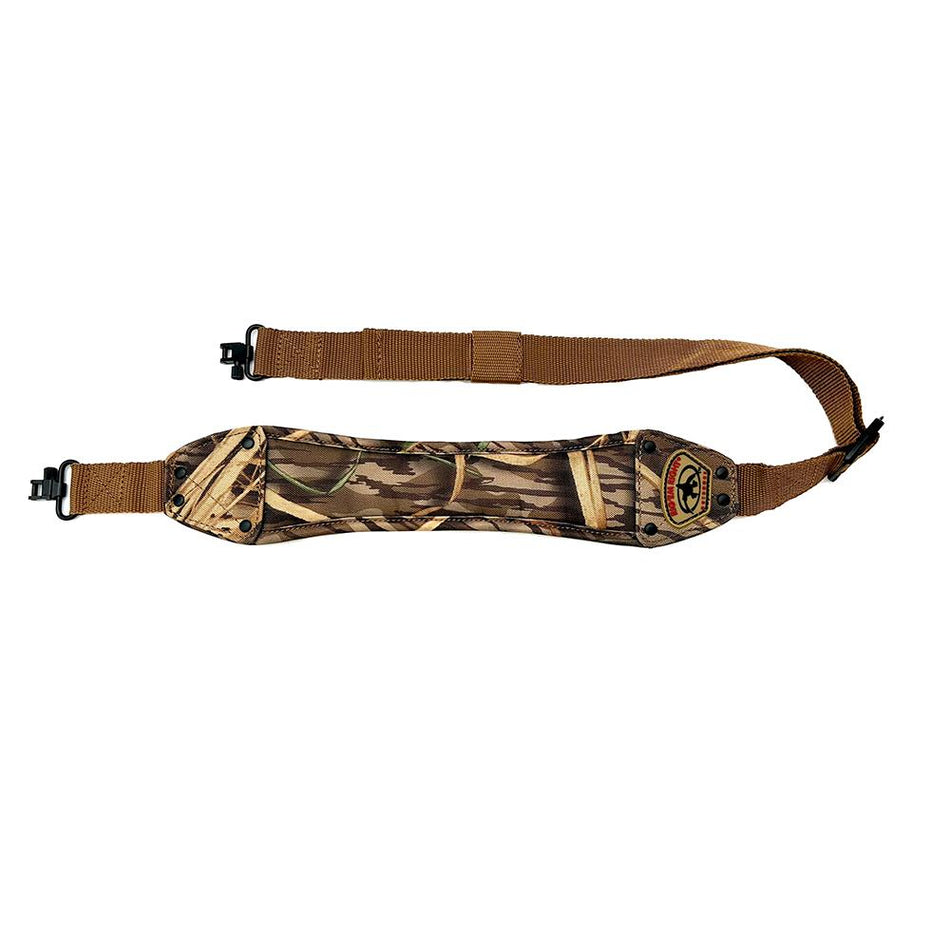 Rig'Em Right High Brass Neoprene Gun Sling Mossy Oak Original Shadowgrass Camo