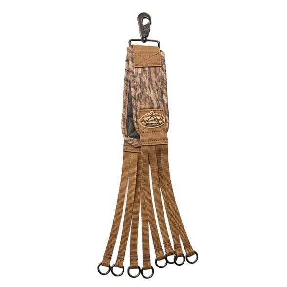 Rig'Em Right Leg Band Game Strap 8 Metal Cinch Rings Mossy Oak Bottomland