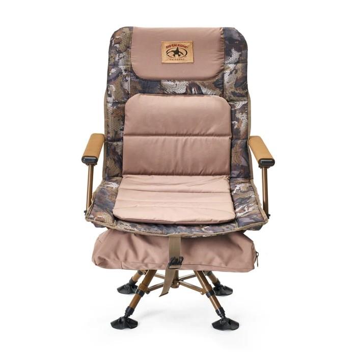 Rig'Em Right Hyde 360 Ground Blind Hunting Chair Gore Optifade Timber