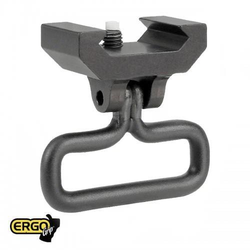 Ergo Grips 1913 Picatinny Rail Sling Swivel Mount Black - Anodized Aluminum with Integrated Sling Loop