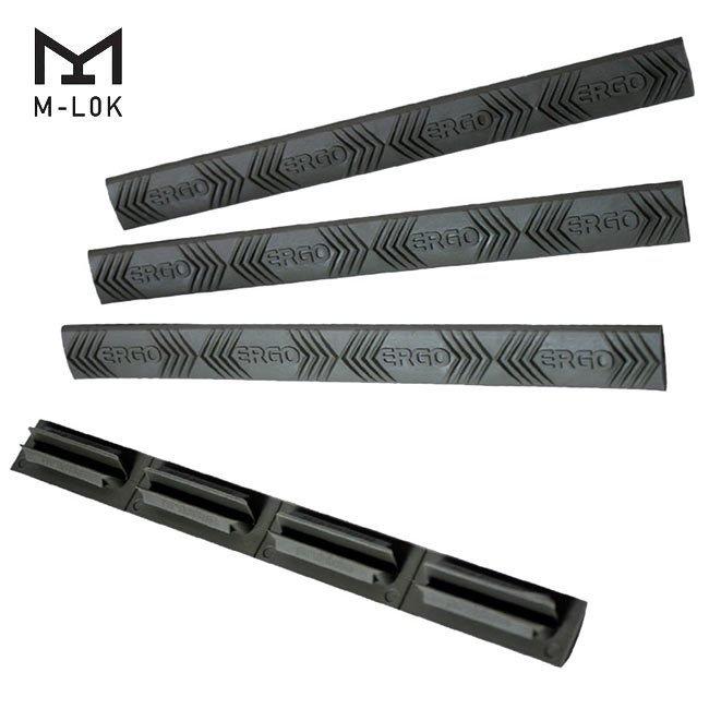 ERGO WedgeLock 4-Slot Modular Rail Cover M-LOK Black 4 Pack