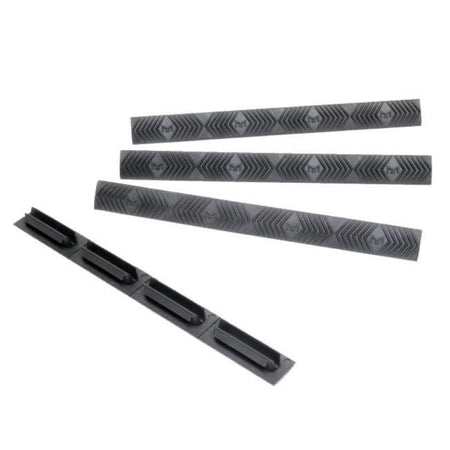 Ergo Modular Wedgelok Graphite Grey M-LOK Rail Cover Set - 4 Count