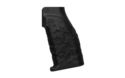 Edgar Sherman Design ESD-GRANITE-TOPO-BLK Topo Texture AR Pistol Grip, Matte Black