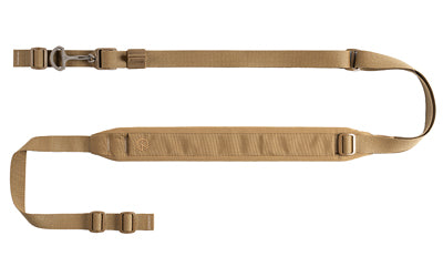 Edgar Sherman Design 2-Point Padded Combat Rifle Sling, 1" Matte, Coyote Brown Finish, 20+ In. of Adjustment ESD-PAD-SL-CB