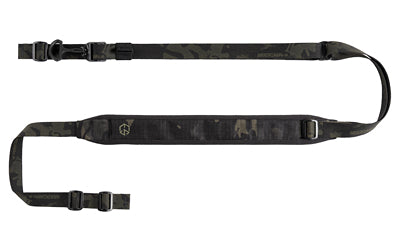 Edgar Sherman Design 2-Point Padded Combat Rifle Sling, 1" Matte, Multicam Black Camo, 20+ In. of Adjustment ESD-PAD-SL-MCB
