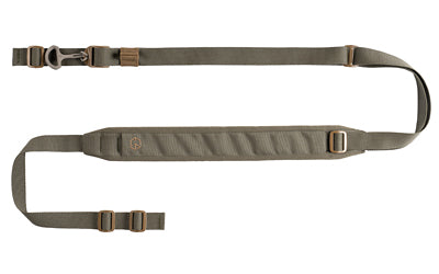 Edgar Sherman Design 2-Point Padded Combat Rifle Sling, 1" Matte Ranger Green, 20+ In. of Adjustment ESD-PAD-SL-RG