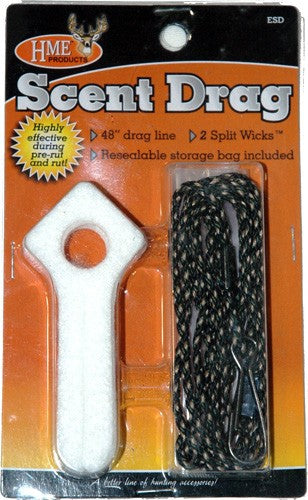 HME Scent Drag Economy with Drag Cord and Wicks