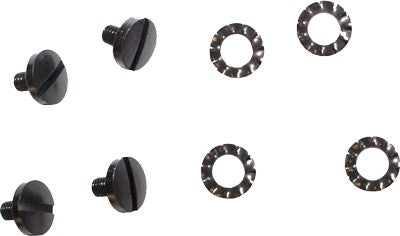 Beretta Matte Black Slotted Grip Screw and Washer Kit 4-Pack 92/80 Series