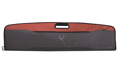 Evolution Outdoor Marksman II 52" Rifle and Shotgun Case, Rugged 1680D Construction, Gray/Copper