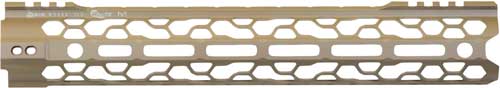 ODIN 12.5" M-LOK O2 Lite Free Float Handguard FDE AR-15