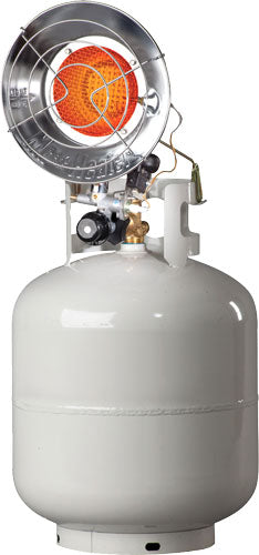 Mr. Heater Single Tank Top Heater 10000 to 15000 BTU with Chrome Reflector