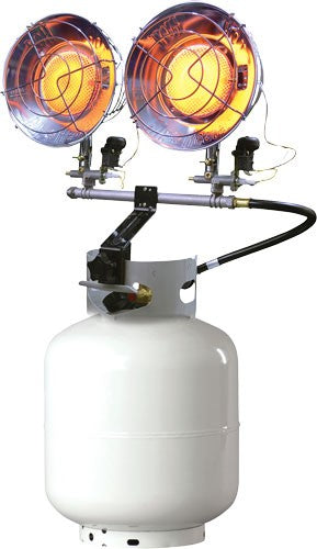 Mr. Heater Double Tank Top Propane Heater - Two Burners 30000 BTU Max