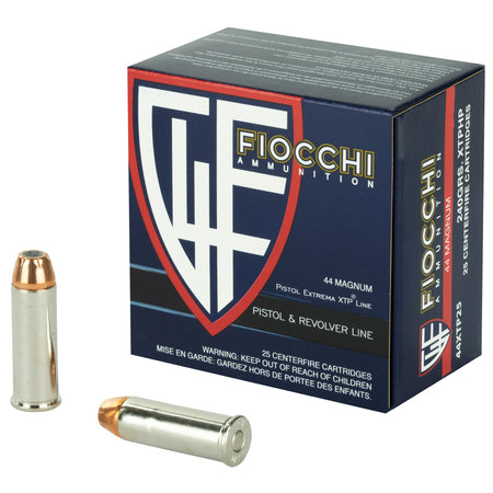 Fiocchi Hyperformance Hornady XTP Hollow Point 240 Grain .44 Magnum 1350 fps 762344710587