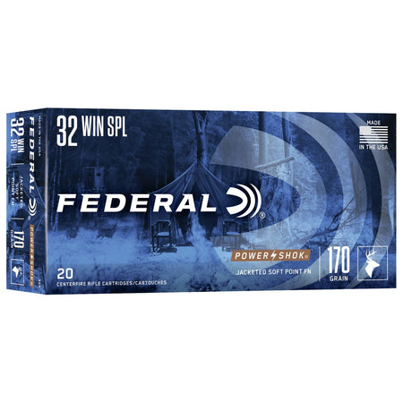 Federal .32 Winchester Special PowerShok 170 grain Soft Point ammunition