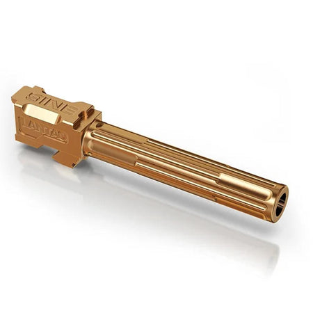 Lantac 9ine Match Grade Fluted Barrel for Glock 17 Non-Threaded Bronze Finish
