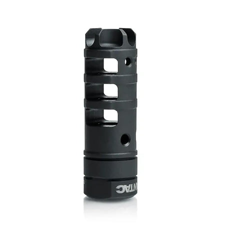 Lantac Drakon AK Muzzle Brake 7.62X39 14x1MM L/H Thread Dead Air Keymount Black Nitride