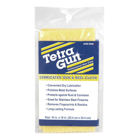 Tetra Lubricating Gun Cloth - Removes Fingerprints and Polishes Metal
