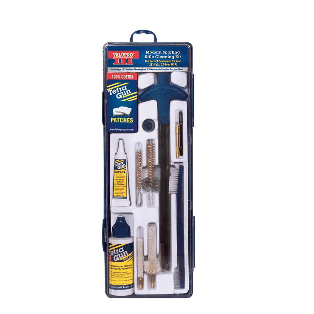 Tetra ValuPro III MSR Firearm Cleaning Kit with Grease and Bronze Brush
