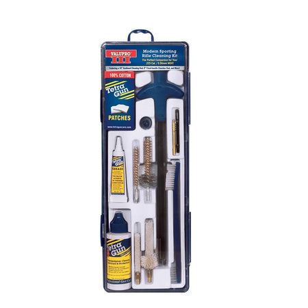 Tetra ValuPro III MSR Firearm Cleaning Kit with Grease and Bronze Brush