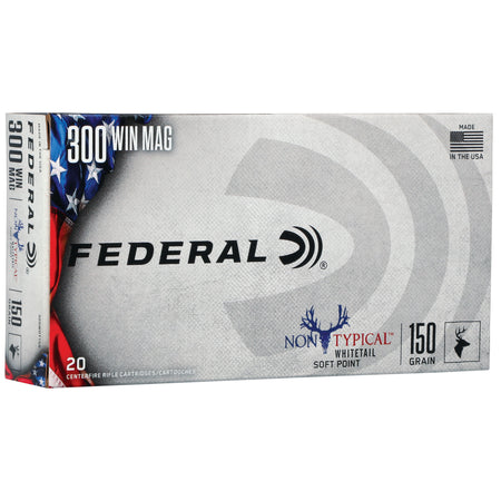 Federal .300 Winchester Mag Non-Typical 150 grain Soft Point ammunition