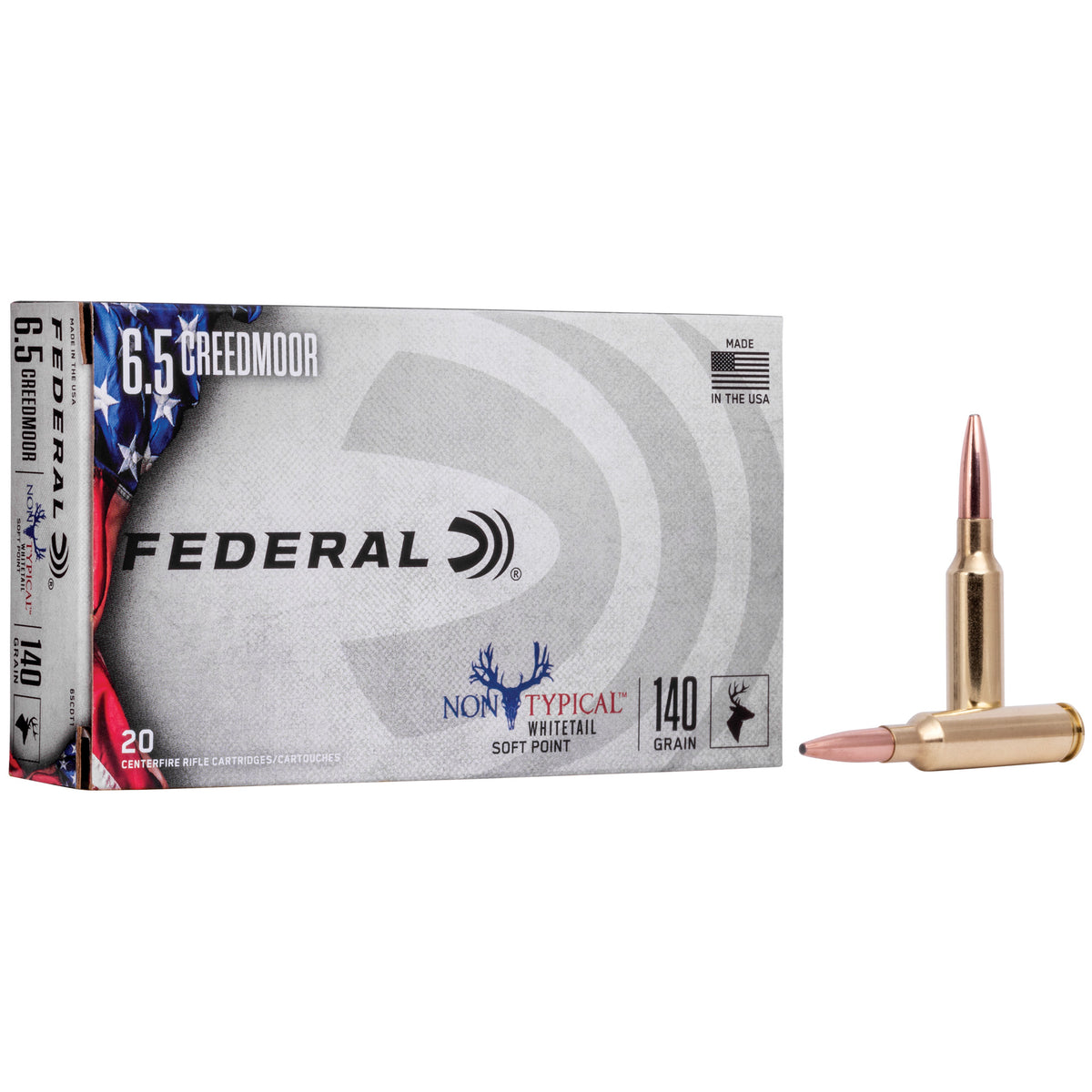 Federal Non Typical Soft Point 140 Grain 6.5mm Creedmoor  604544627343