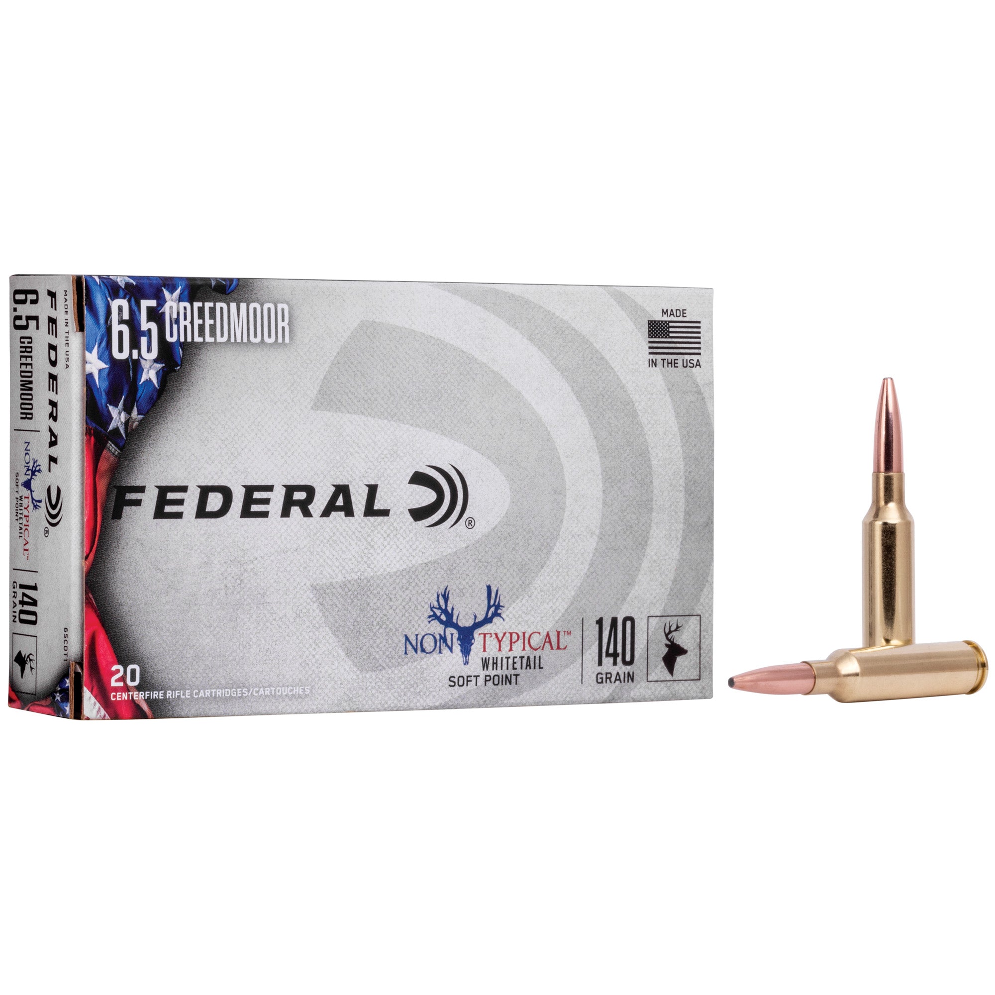 Federal Non Typical Soft Point 140 Grain 6.5mm Creedmoor  604544627343