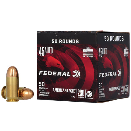 Federal American Eagle 45 Auto 230gr Full Metal Jacket(FMJ) 