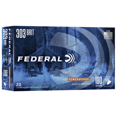 Federal Power-Shok .303 British 180 Gr JSP
