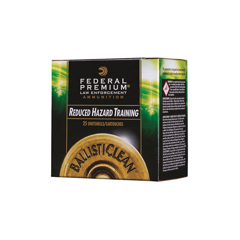 Federal 12 Gauge Shotgun Ammo BallistiClean Law Enforcement 9 Pellets 2.75 in 1-1/8 oz 00 Buck