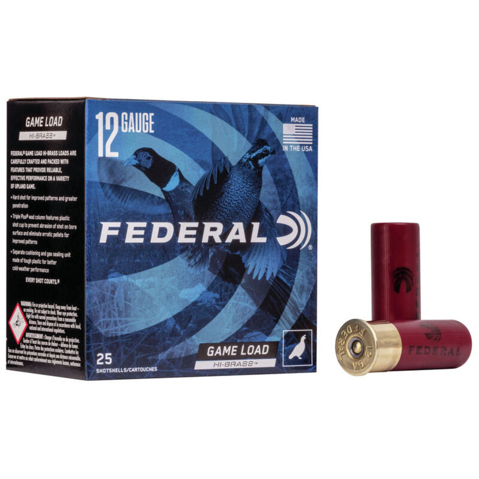 Federal H1264 Game-Shok High Brass 12 Gauge 2.75" 1-1/4oz 4 Shot 1330 fps 029465001384