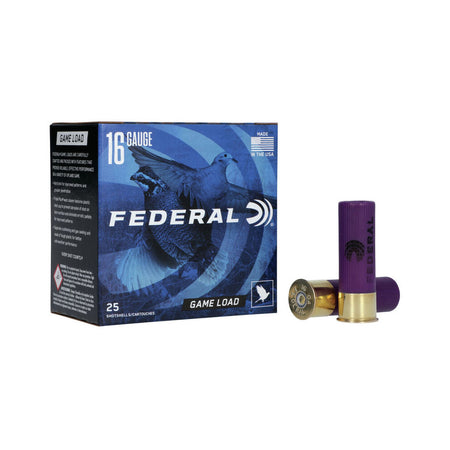 Federal H1607.5 Game-Shok Upland 16 Gauge 2.75" 1oz 7.5 Shot 1165 fps 029465050771