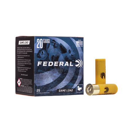 Federal 20 Gauge Shotgun Ammo Game-Shok Game Load Upland 2.75 in 7/8 oz #7.5